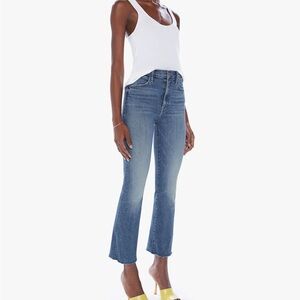 Mother Hustler Ankle Fray Jean